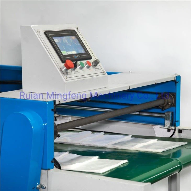 Fully Automatic Heat Seal Cold Cutting Bag Making Machine With Inline Hole Punching Equipment